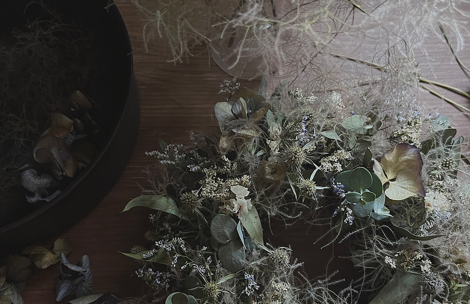 ドライフラワー スワッグ ブーケ  ドライフラワーオーダー セミオーダー