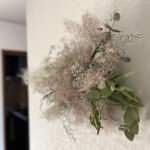 ドライフラワー玄関に飾る スワッグ ブーケ ドライフラワーオーダー セミオーダー